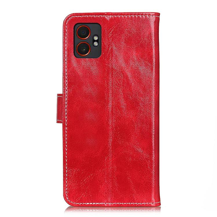 For Samsung Galaxy XCover7 Pro Retro Crazy Horse Texture Leather Phone Case