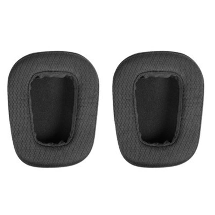 2pcs Insert Replacement Earpads For Logitech G533 / G633 / G635 / G933 / G935, Material:Mesh Fabric - Black