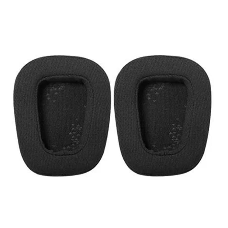 2pcs Insert Replacement Earpads For Logitech G533 / G633 / G635 / G933 / G935, Material:Mesh Fabric - Black Mesh