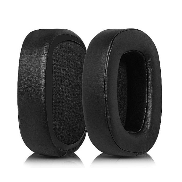 2pcs Hot Pressed Insert Replacement Earpads For Logitech G533 / G633 / G635 / G933 / G935, Material:Protein Leather - Black