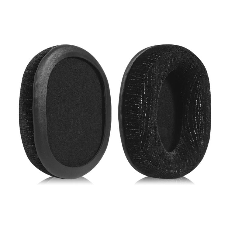 1 Pair Insert Replacement Earpads For Logitech G Pro X, Material:Glitter Velvet - Black