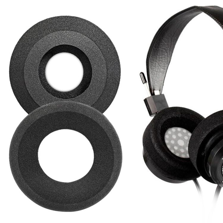 2pcs Compressed Cotton Earphone Replacement Earpads Pads For Grado GS1000i / GS1000e / GS2000e - Black