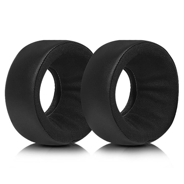2pcs Protein Leather Fabric Earphone Replacement Earpads Pads For Grado SR60 / SR80 / SR125 / SR225 - Black