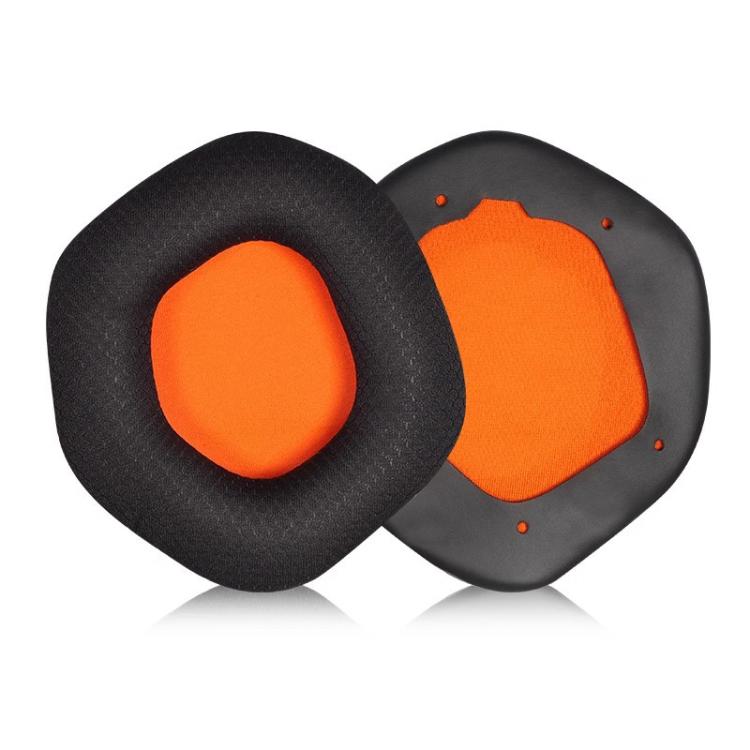 1 Pair Snap-on Replacement Earpads For ASUS ROG Strix7.1, Material:Football Net Fabric