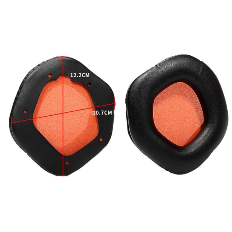 1 Pair Snap-on Replacement Earpads For ASUS ROG Strix7.1, Material:Ice Silk Fabric