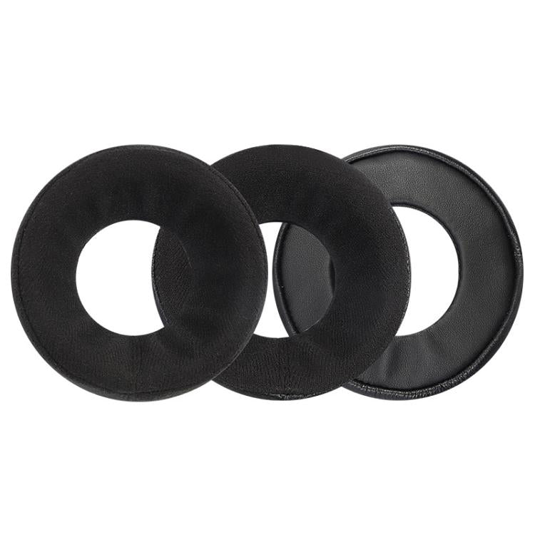 2pcs Flannel Earphone Replacement Earpads Pads For Grado SR60 / SR80 / SR125 / SR225 - Black