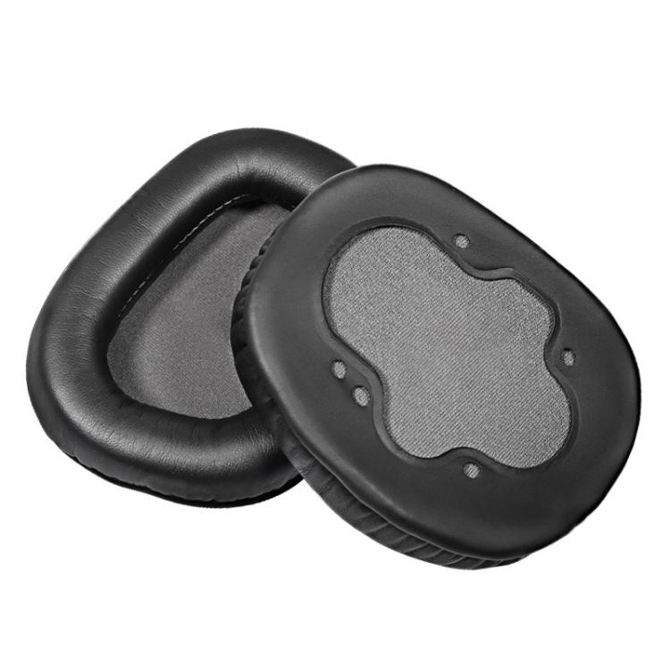 1 Pair Snap-on Replacement Earpads For ASUS Centurioner, Material:Protein Leather - Black