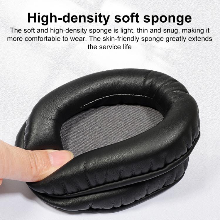 1 Pair Snap-on Replacement Earpads For ASUS Centurioner, Material:Net Fabric - Black