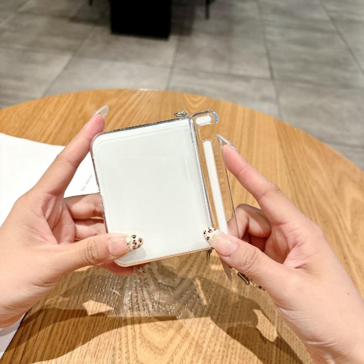 For Huawei Pura X Side Buckle Axis Transparent Phone Case