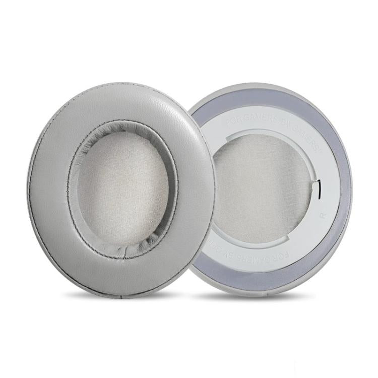 1 Pair Rotating Snap-on Replacement Earpads For Razer Kraken Pro V2, Material:Lambskin