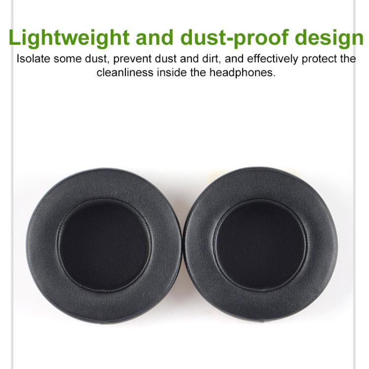 1 Pair Rotating Snap-on Replacement Earpads For Razer Kraken Pro V2, Material:Protein Leather