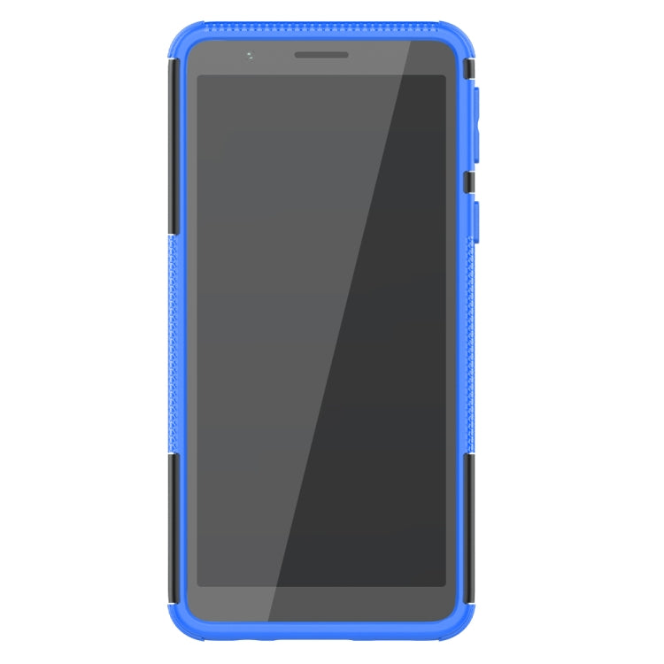 For Samsung Galaxy A01 Core Tire Texture Shockproof TPU + PC Protective Case with Holder
