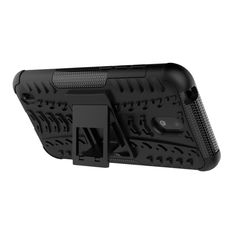 For Nokia 1.3 Tire Texture Shockproof TPU + PC Protective Case with Holder