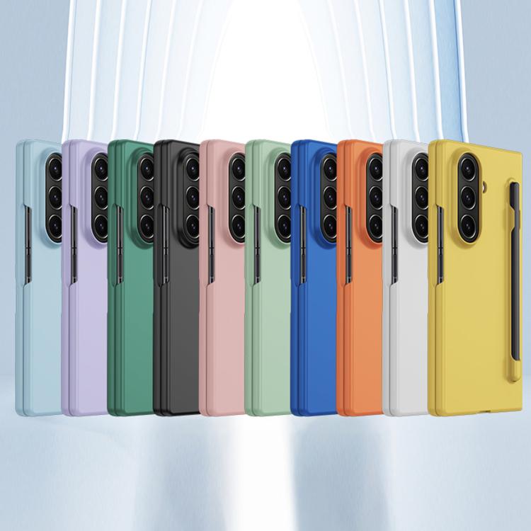 For Samsung Galaxy Z Fold7 5G Integrated Skin Feel PC Phone Case with Pen / Pen Box