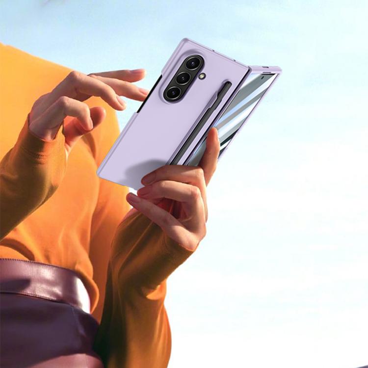 For Samsung Galaxy Z Fold7 5G Integrated Skin Feel PC Phone Case with Pen / Pen Box
