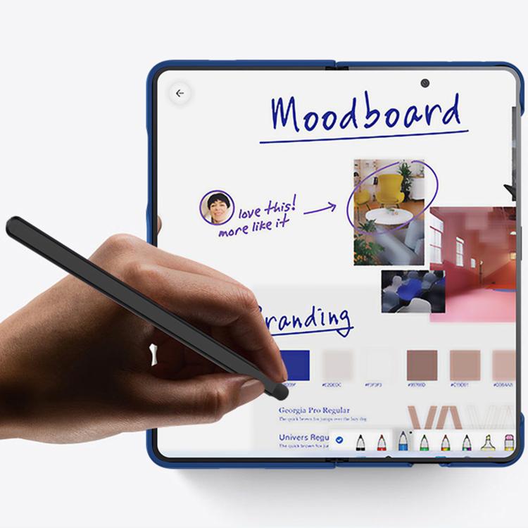 For Samsung Galaxy Z Fold7 5G Integrated Skin Feel PC Phone Case with Pen / Pen Box
