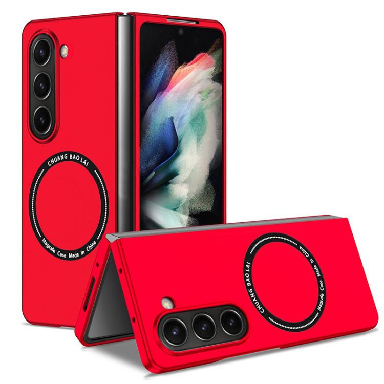 For Samsung Galaxy Z Fold5 Kalebol MagSafe Shockproof Frosted PC Phone Case