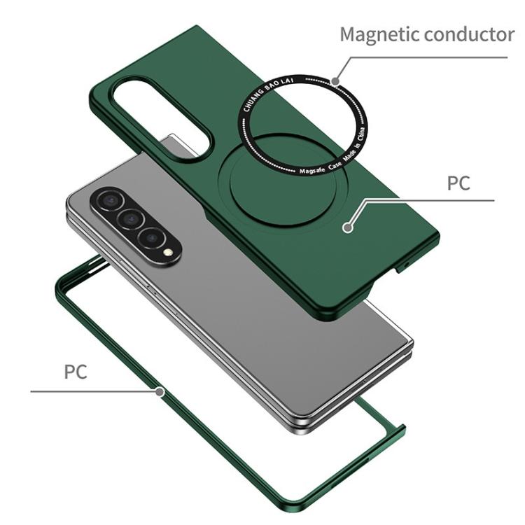 For Samsung Galaxy Z Fold7 Kalebol MagSafe Shockproof Frosted PC Phone Case