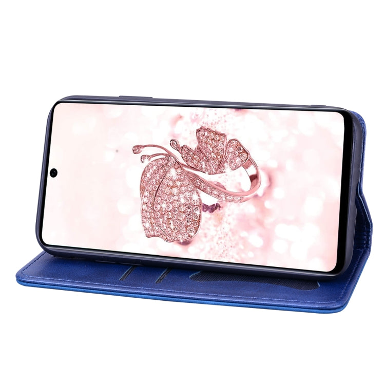 For Samsung Galaxy A71 Business Stitching Horizontal Flip Leather Case with Double Folding & Bracket & Card Slots & Photo Frame & Wallet