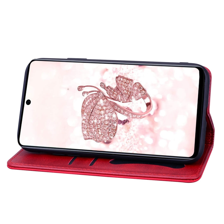 For Samsung Galaxy A71 Business Stitching Horizontal Flip Leather Case with Double Folding & Bracket & Card Slots & Photo Frame & Wallet