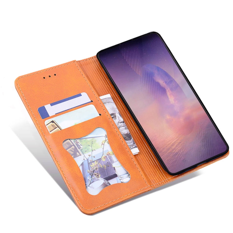 For Samsung Galaxy Note20 Business Stitching Horizontal Flip Leather Case with Double Folding & Bracket & Card Slots & Photo Frame & Wallet