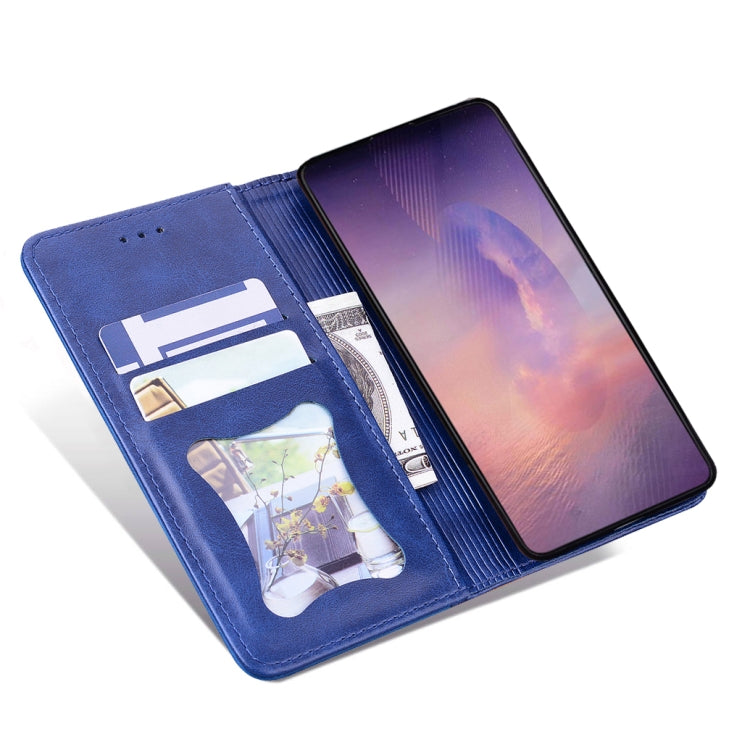 For Samsung Galaxy Note20 Business Stitching Horizontal Flip Leather Case with Double Folding & Bracket & Card Slots & Photo Frame & Wallet