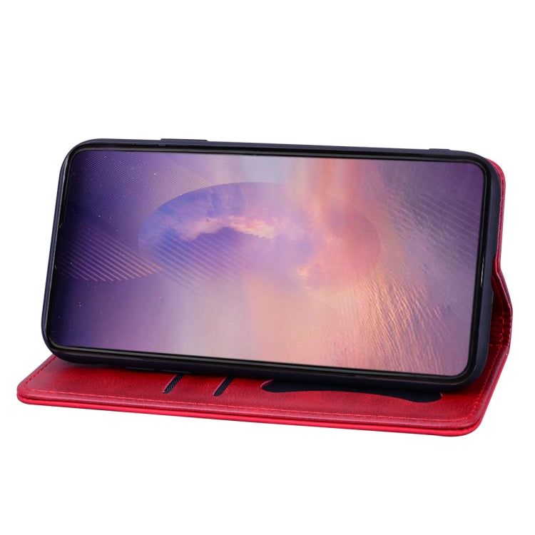 For Samsung Galaxy Note20 Business Stitching Horizontal Flip Leather Case with Double Folding & Bracket & Card Slots & Photo Frame & Wallet