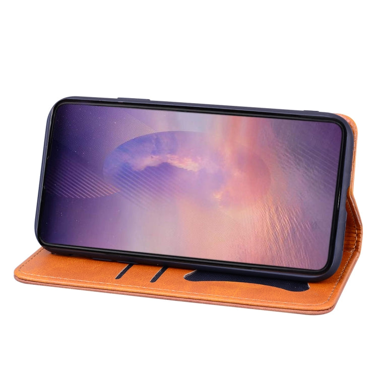 For Samsung Galaxy Note20 Ultra Business Stitching Horizontal Flip Leather Case with Double Folding & Bracket & Card Slots & Photo Frame & Wallet