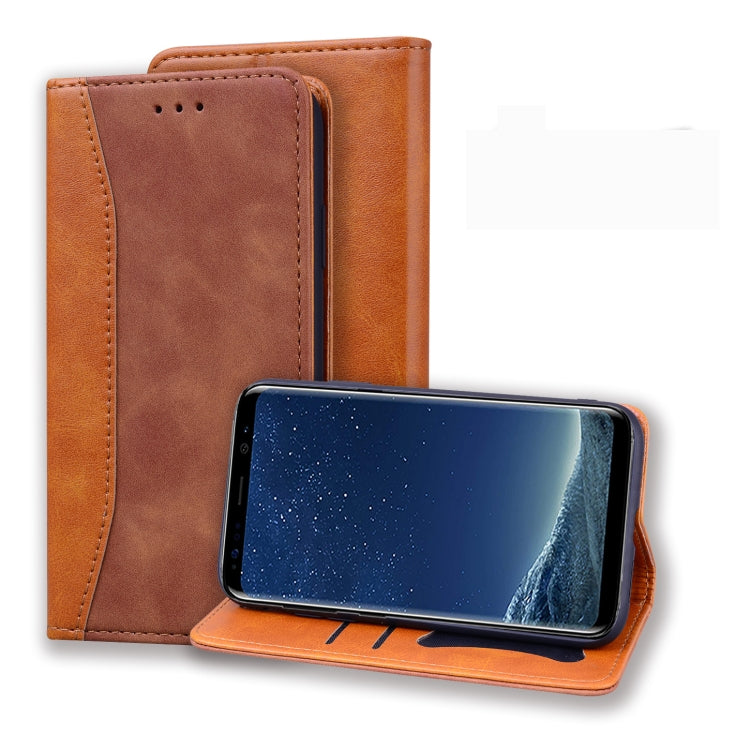 For Samsung Galaxy S8+ Business Stitching Horizontal Flip Leather Case with Double Folding & Bracket & Card Slots & Photo Frame & Wallet
