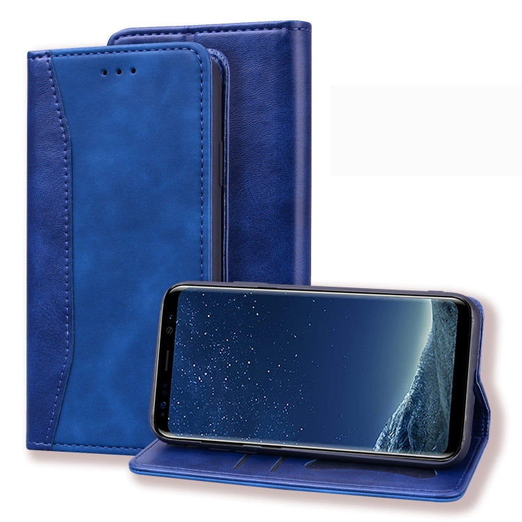For Samsung Galaxy S8+ Business Stitching Horizontal Flip Leather Case with Double Folding & Bracket & Card Slots & Photo Frame & Wallet