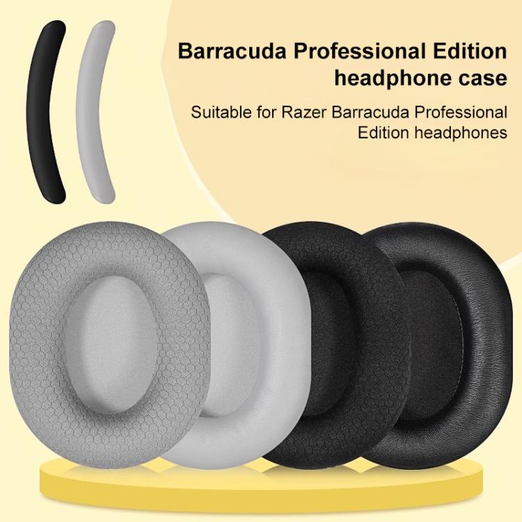 2pcs Insert Replacement Earpads For Razer Barracuda / Barracuda X, Material:Protein Leather