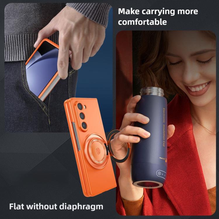 For Samsung Galaxy Z Fold6 Kalebol MagSafe Rotation Holder PC Phone Case