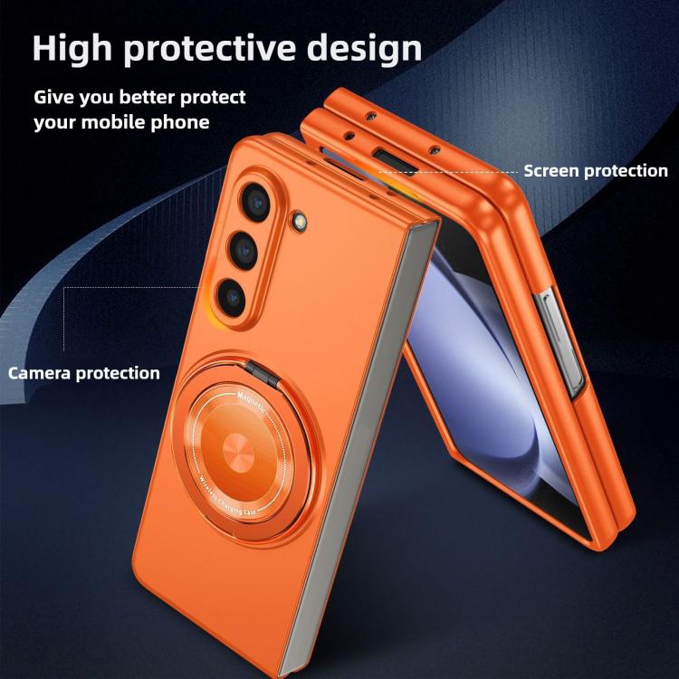 For Samsung Galaxy Z Fold6 Kalebol MagSafe Rotation Holder PC Phone Case