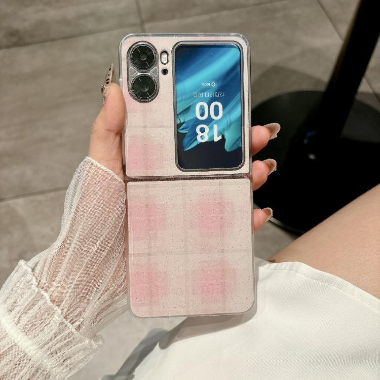 For OPPO Find N2 Flip Glitter Powder Dots Pattern Phone Case
