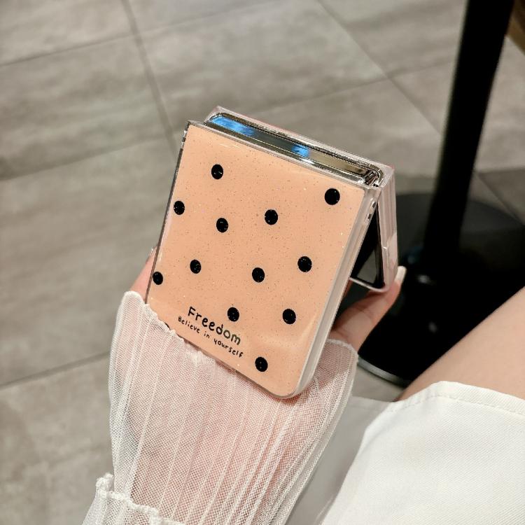 For OPPO Find N3 Flip Glitter Powder Dots Pattern Phone Case