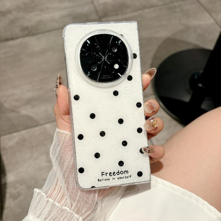 For OPPO Find N5 Glitter Powder Dots Pattern Phone Case