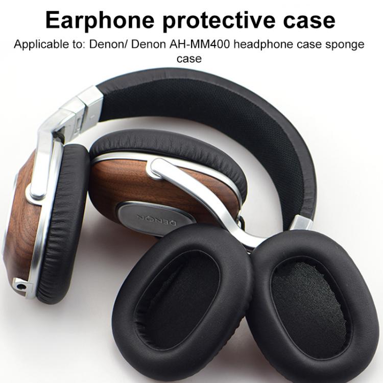 For DENON AH-MM400 2pcs Insert Lambskin Replacement Earpads