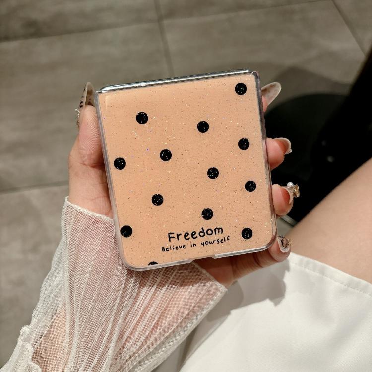 For Huawei P50 Pocket Glitter Powder Dots Pattern Phone Case