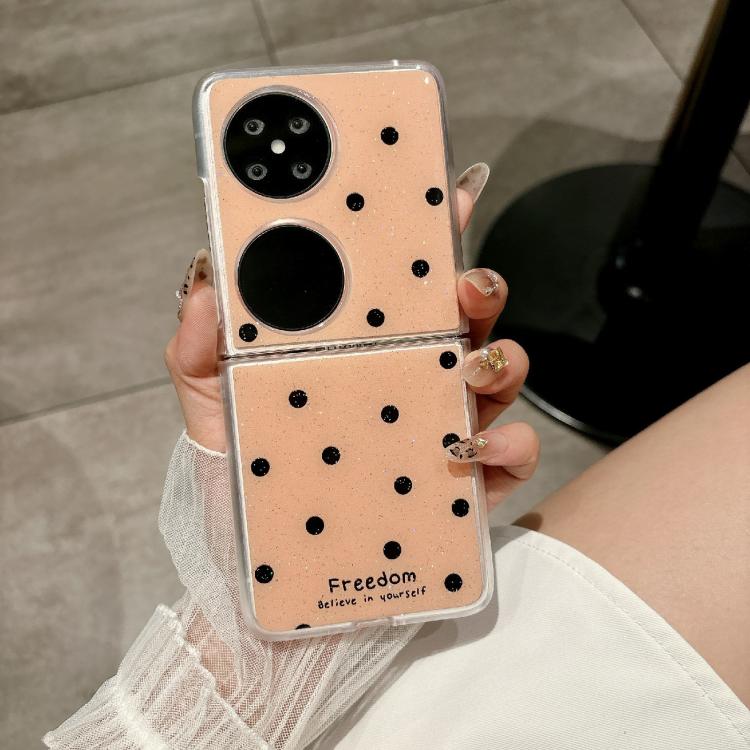 For Huawei Pocket 2 Glitter Powder Dots Pattern Phone Case