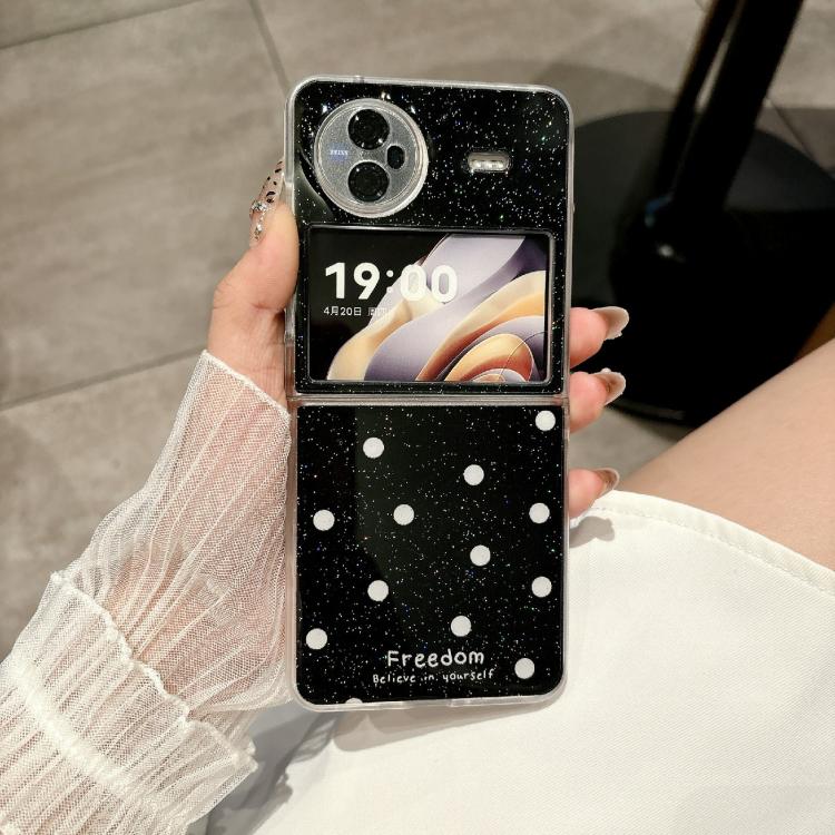 For vivo X Flip Glitter Powder Dots Pattern Phone Case