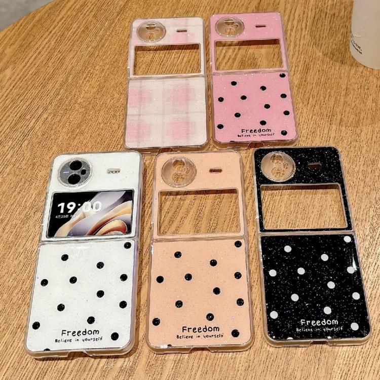 For vivo X Flip Glitter Powder Dots Pattern Phone Case