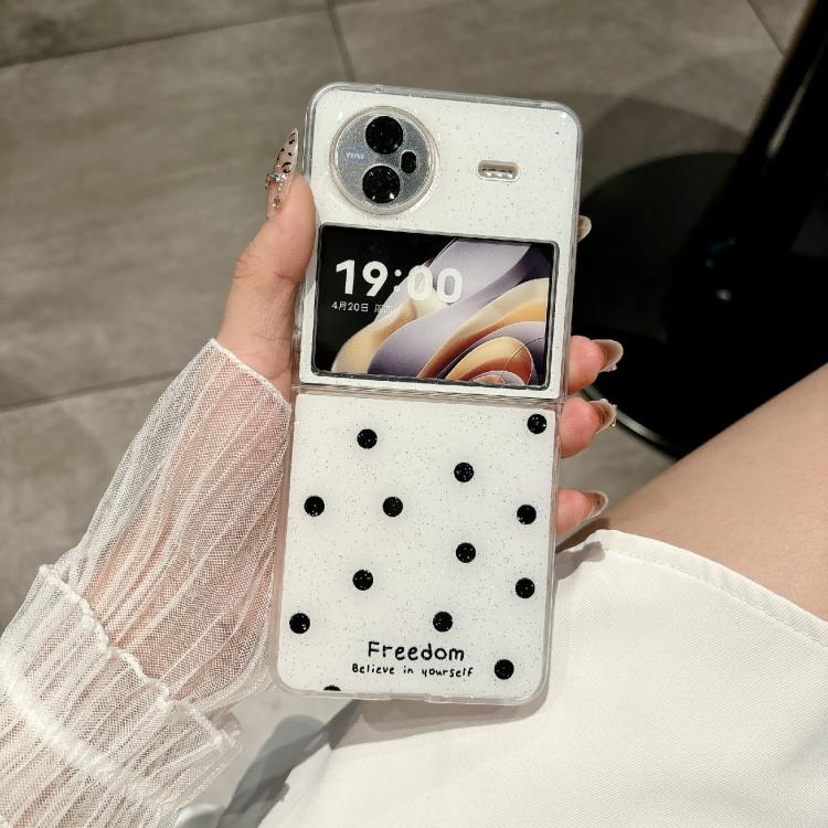 For vivo X Flip Glitter Powder Dots Pattern Phone Case