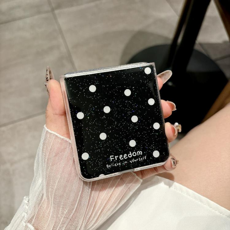 For vivo X Flip Glitter Powder Dots Pattern Phone Case