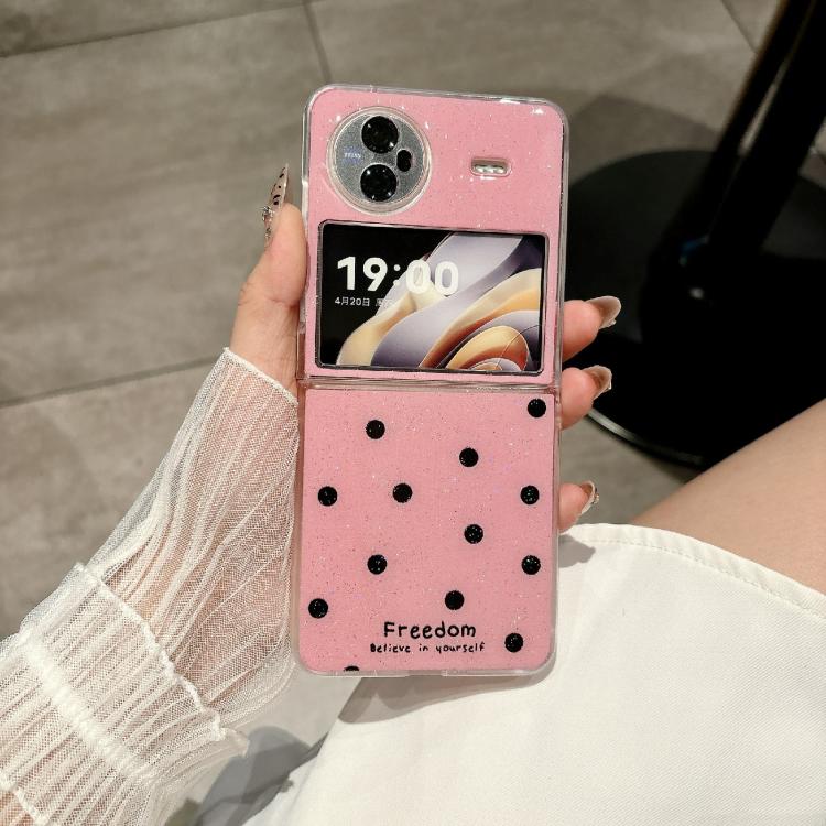 For vivo X Flip Glitter Powder Dots Pattern Phone Case