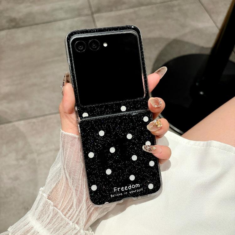 For Motorola Razr 60 / Razr 50 Glitter Powder Dots Pattern Phone Case