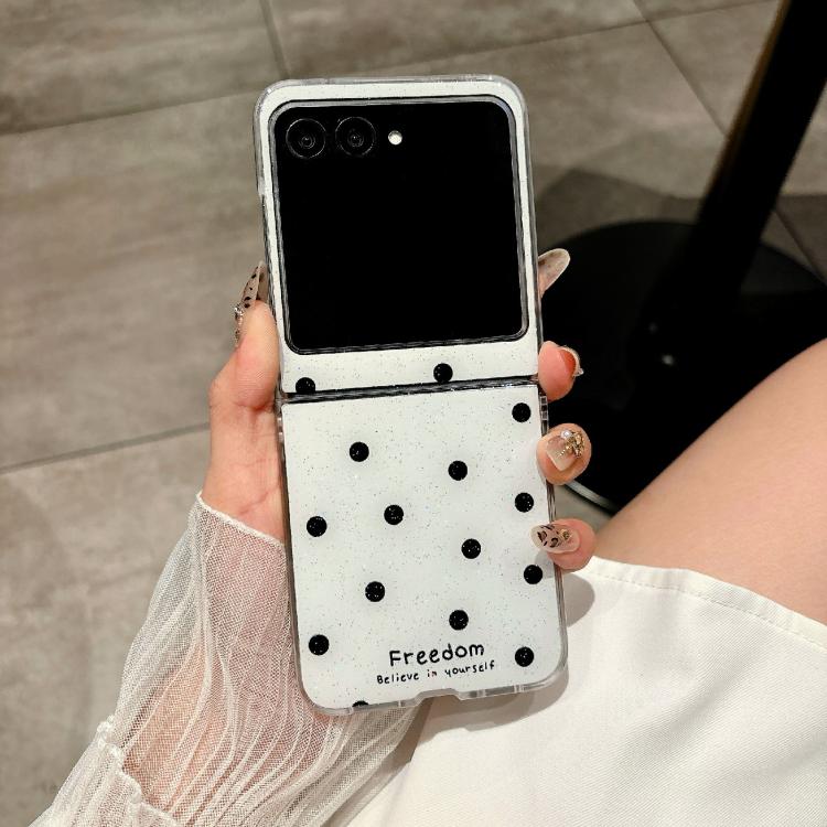 For Motorola Razr 60 / Razr 50 Glitter Powder Dots Pattern Phone Case