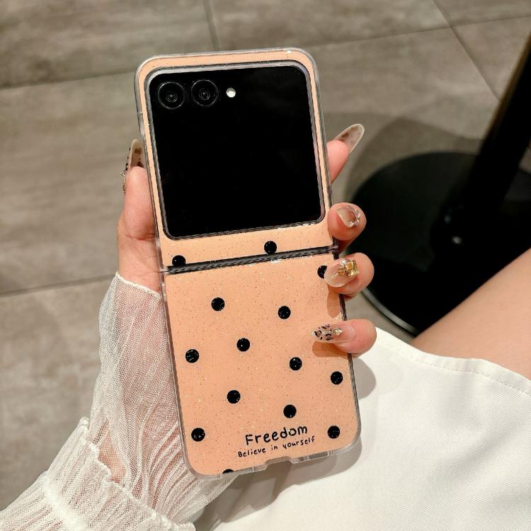 For Motorola Razr 60 / Razr 50 Glitter Powder Dots Pattern Phone Case