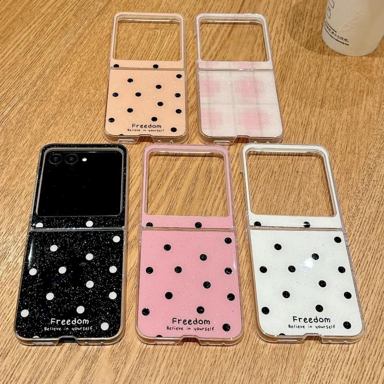 For Motorola Razr 60 / Razr 50 Glitter Powder Dots Pattern Phone Case
