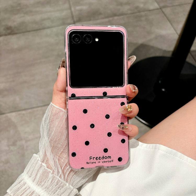 For Motorola Razr 60 / Razr 50 Glitter Powder Dots Pattern Phone Case
