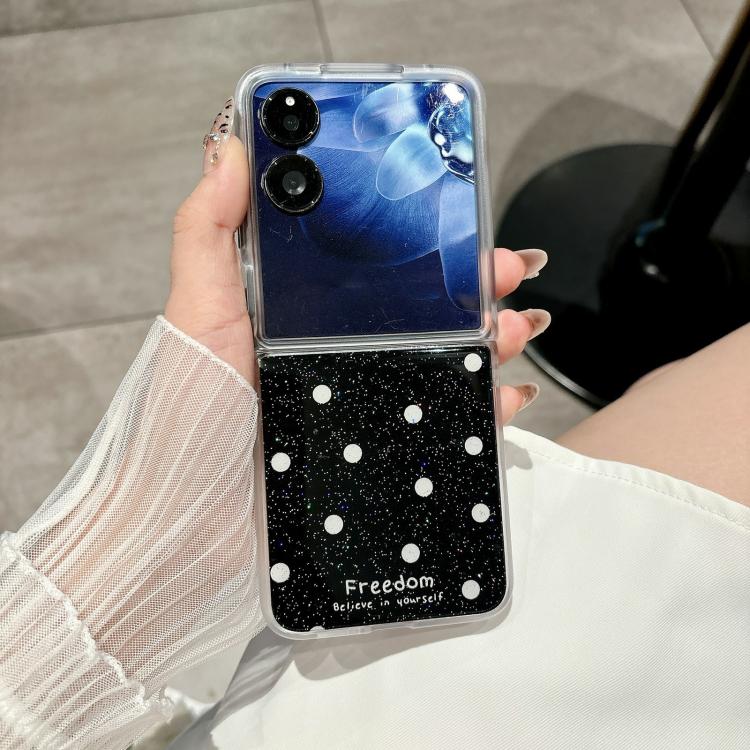 For Xiaomi Mix Flip Glitter Powder Dots Pattern Phone Case